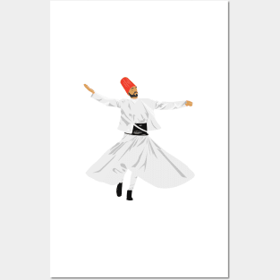 Sufi Dervish Whirling Art Posters and Art